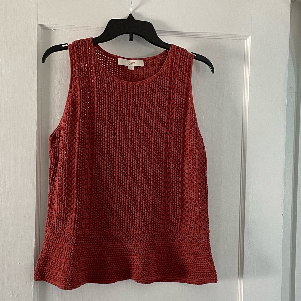 Loft sleeveless sweater.